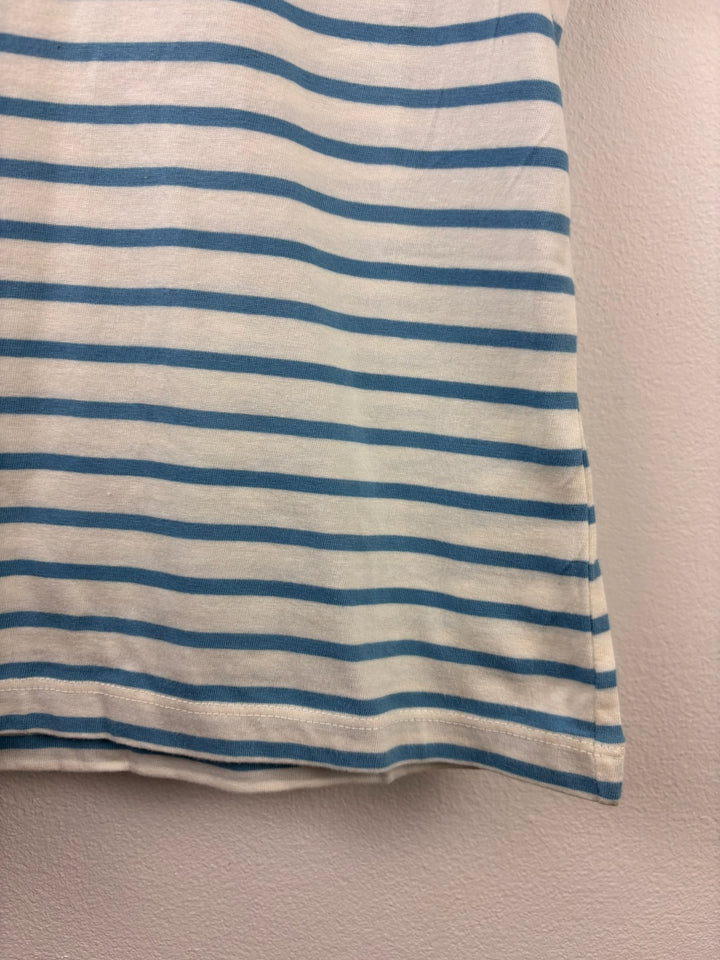 Boden Blue Stripe T-Shirt 9-10 Years-Tops-Second Snuggle Preloved
