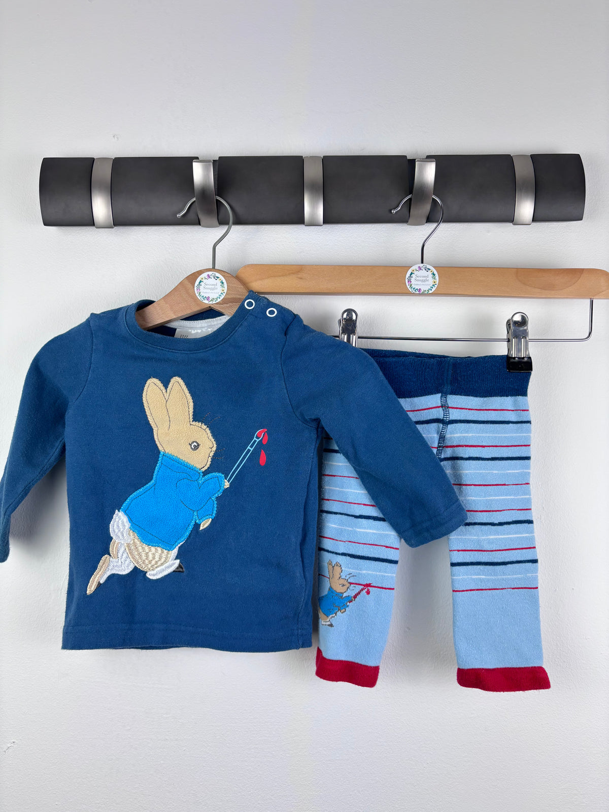 Blade & Rose Blue Peter Rabbit Top and Leggings Set 0-3 Months-Sets-Second Snuggle Preloved