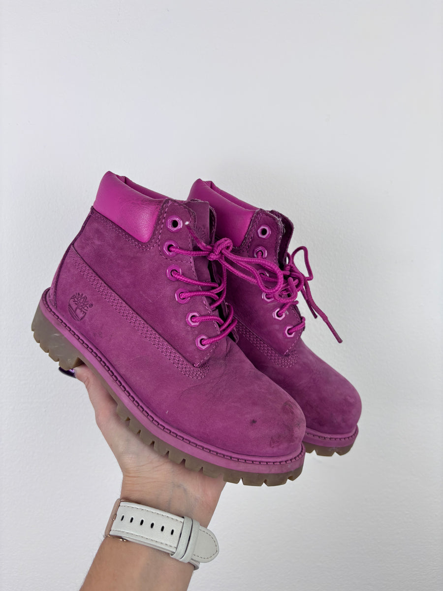 Timberland Purple Boots UK 12-Boots-Second Snuggle Preloved
