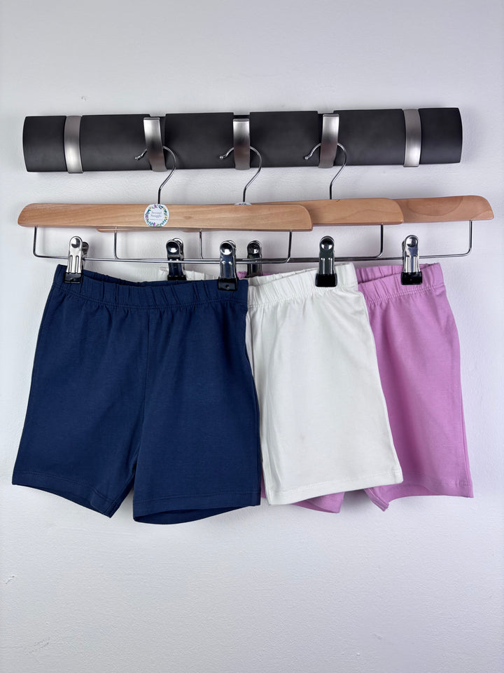 John Lewis Mixed Colour T-Shirt Bundle of 3, 7 Years-Shorts-Second Snuggle Preloved