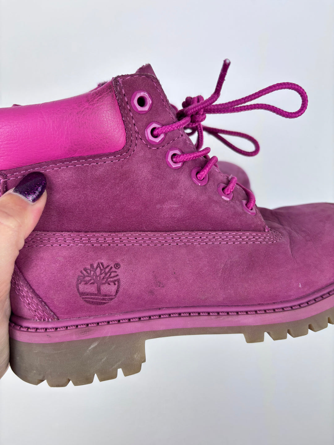 Timberland Purple Boots UK 12-Boots-Second Snuggle Preloved