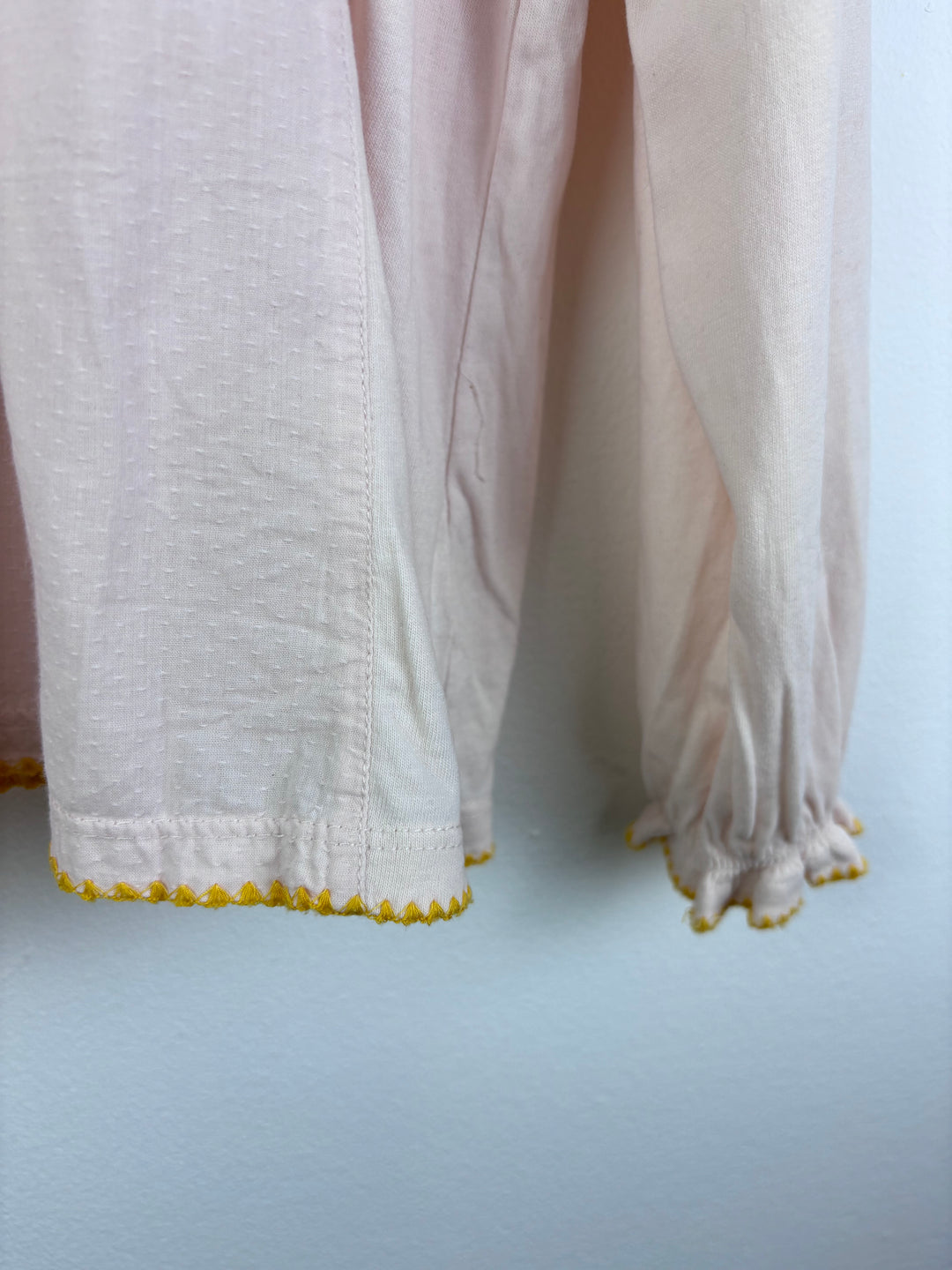 Next Pink Embroidered Tassel Blouse 6-7 Years-Tops-Second Snuggle Preloved