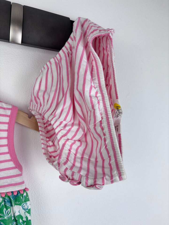 Boden Green Safari Dress and Bloomers Set 12-18 Months-Dresses-Second Snuggle Preloved