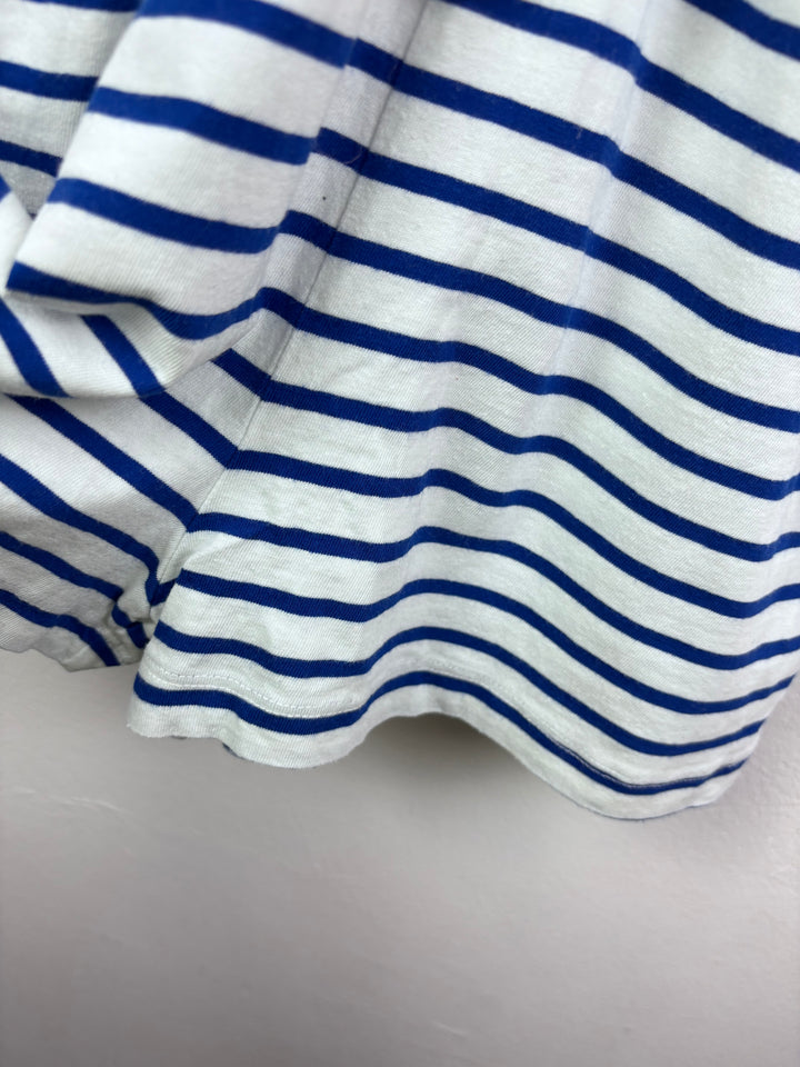 Boden Blue Stripe Jersey Dress 11-12 Years-Dresses-Second Snuggle Preloved