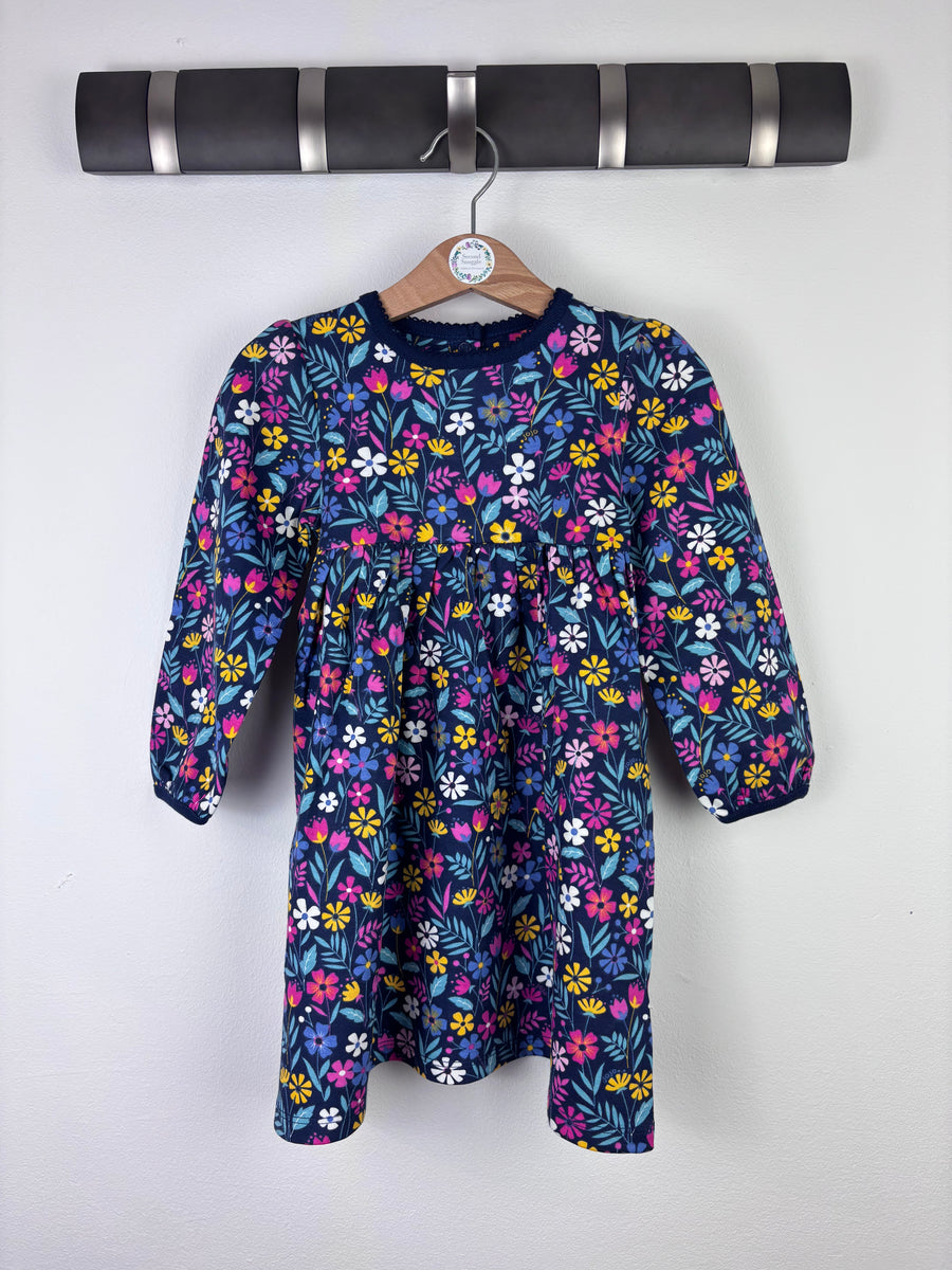 JoJo Maman Bebe Floral Dress 18-24 Months-Dresses-Second Snuggle Preloved
