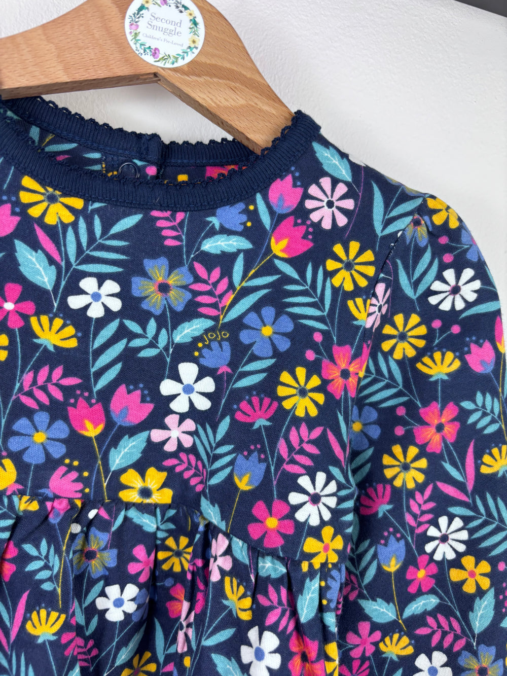 JoJo Maman Bebe Floral Dress 18-24 Months-Dresses-Second Snuggle Preloved
