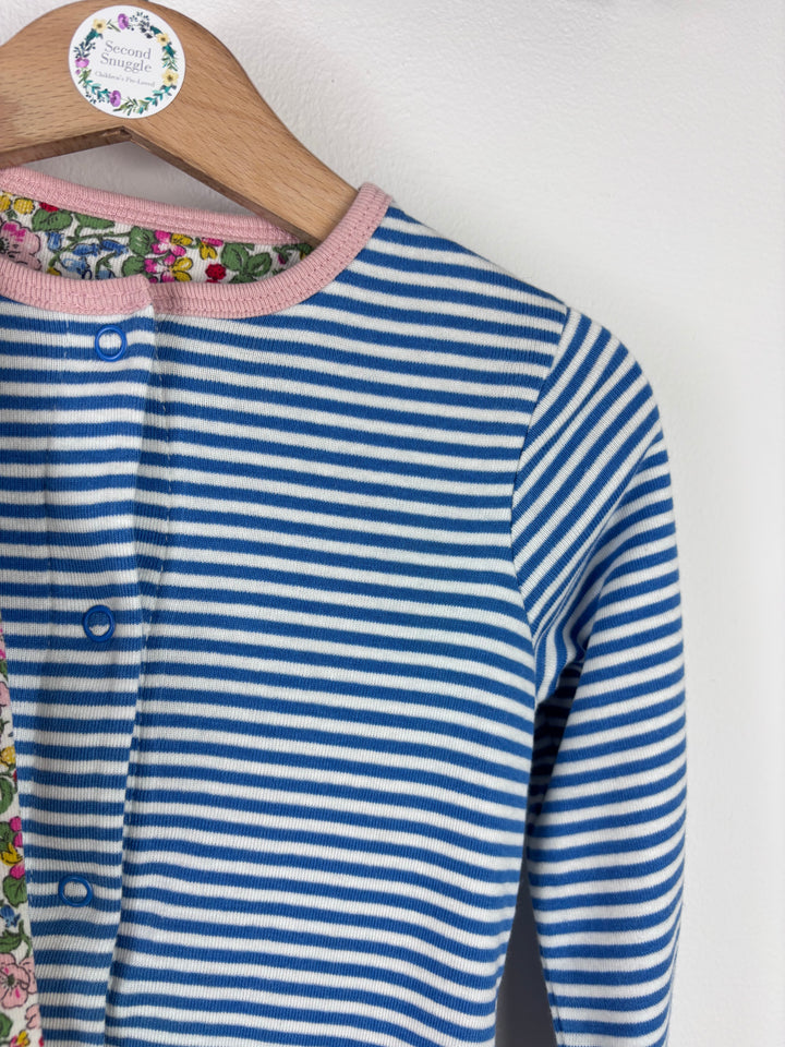Boden Floral and Stripe Sleepsuits 12-18 Months-Rompers-Second Snuggle Preloved