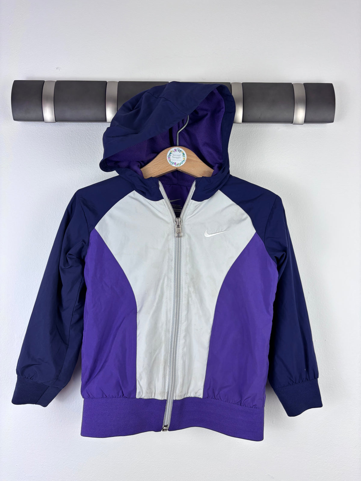 Nike Purple Hooded Jacket 18-24 Months-Jackets-Second Snuggle Preloved