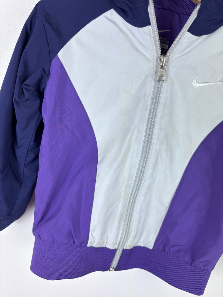 Nike Purple Hooded Jacket 18-24 Months-Jackets-Second Snuggle Preloved