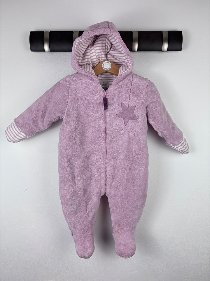 Mamas & Papas Lilac Pramsuit 3-6 Months-Pramsuits-Second Snuggle Preloved