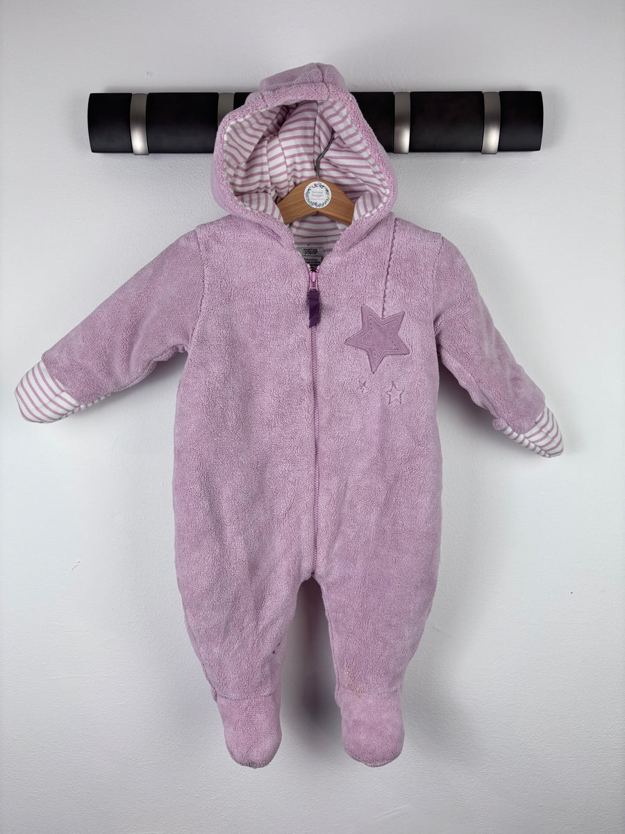 Mamas & Papas Lilac Pramsuit 3-6 Months-Pramsuits-Second Snuggle Preloved