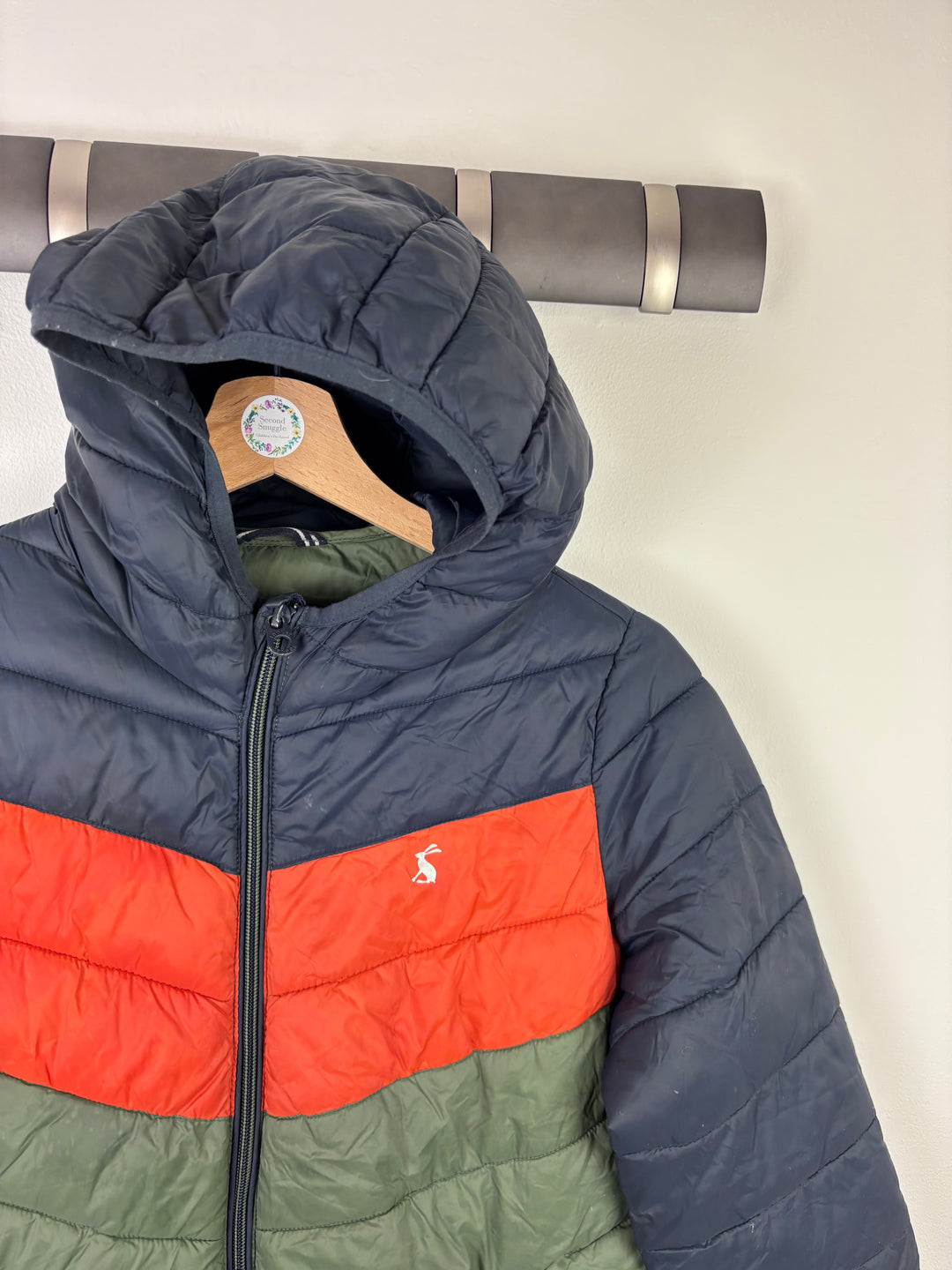 Joules Colour Block Puffer Jacket 11 Years-Coats-Second Snuggle Preloved