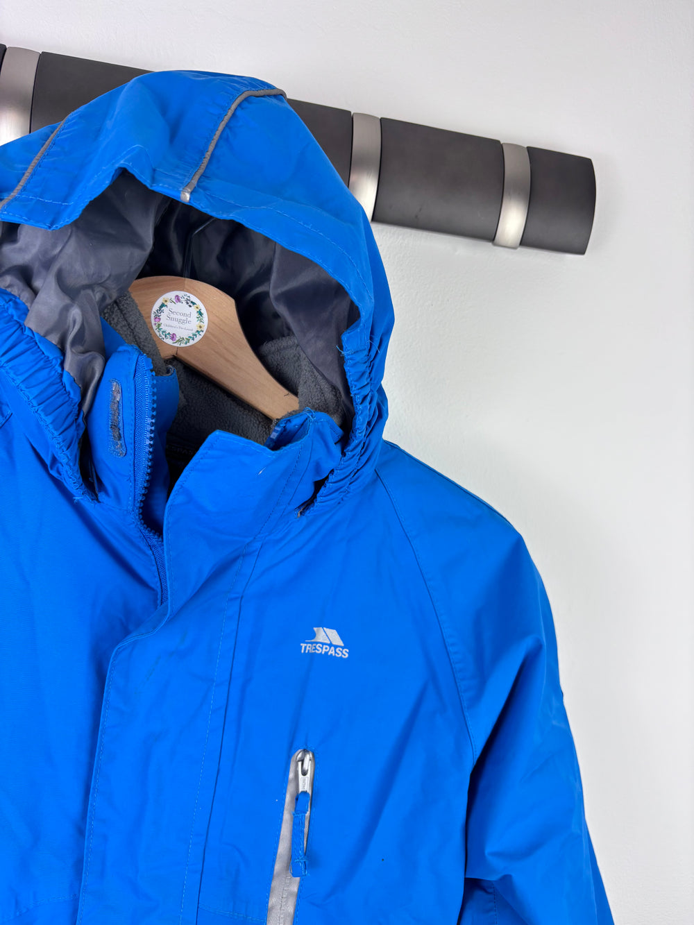 Trespass Blue Hooded Jacket 7-8 Years-Coats-Second Snuggle Preloved