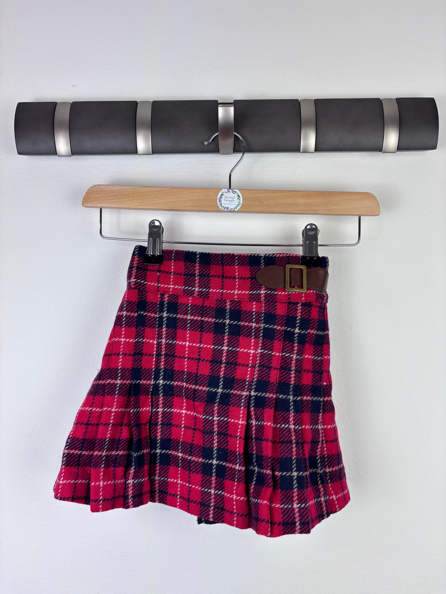 Next Red Check Skirt 3-4 Years-Skirts-Second Snuggle Preloved