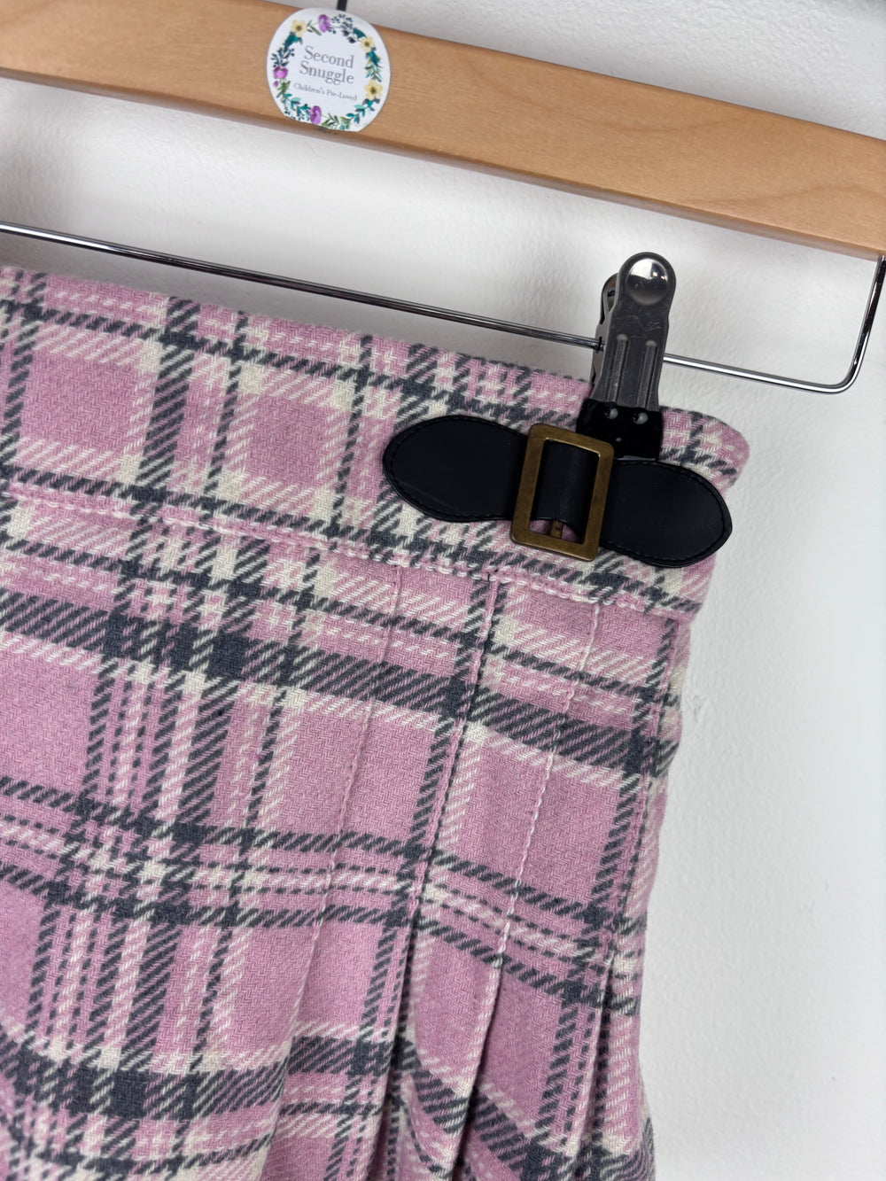 Next Pink Check Skirt 3-4 Years-Skirts-Second Snuggle Preloved