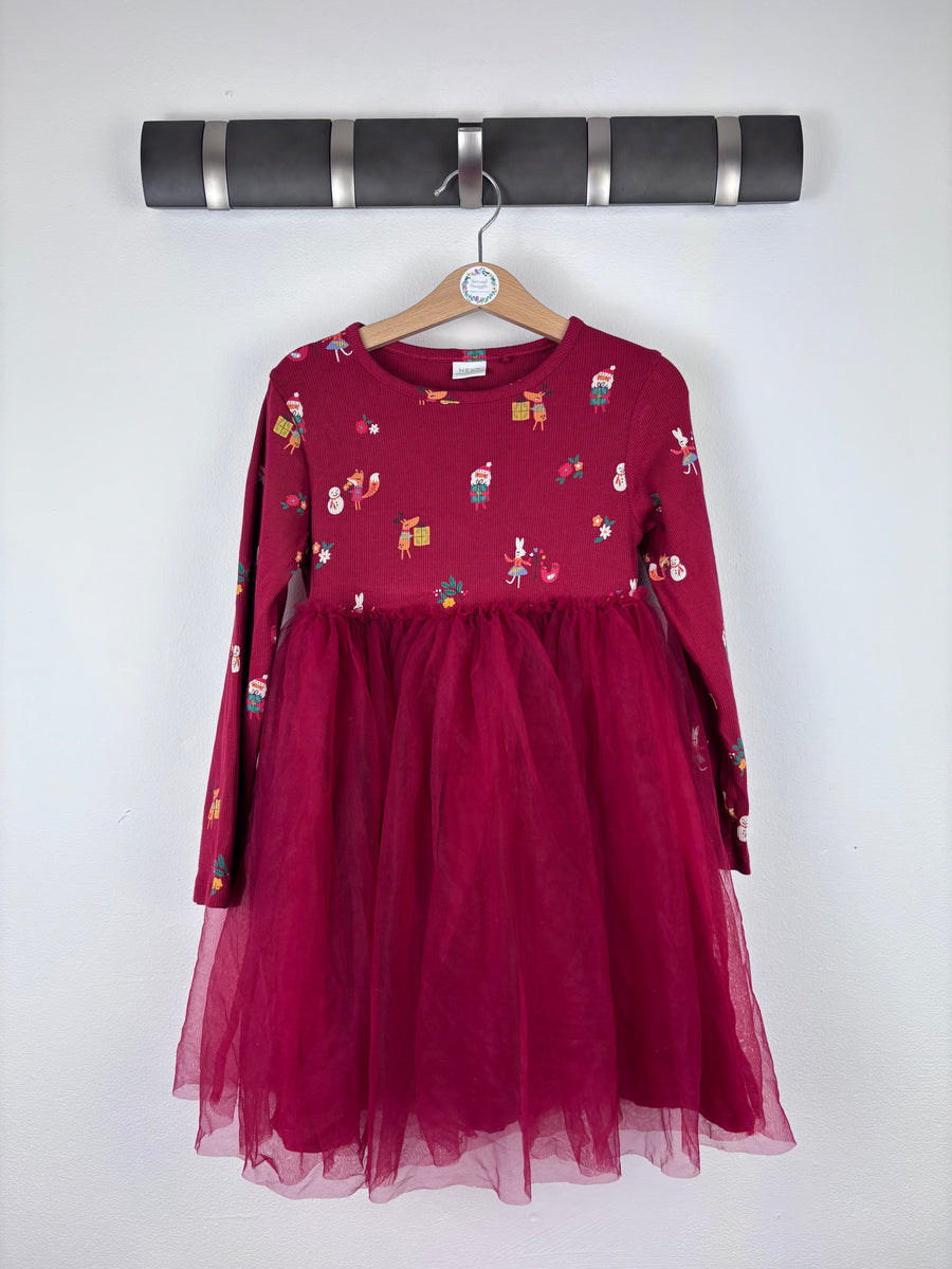 Next Red Christmas Dress 4-5 Years-Dresses-Second Snuggle Preloved