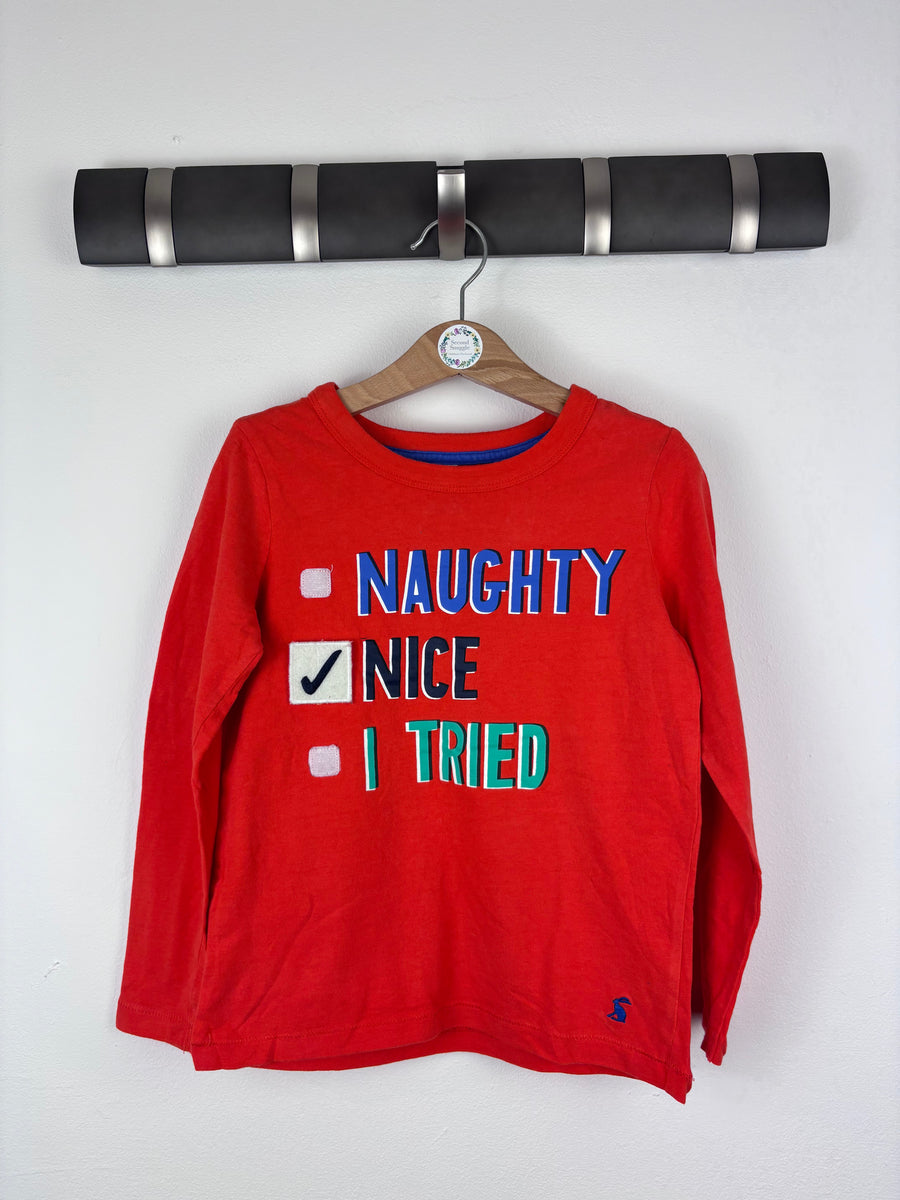 Joules Nice Christmas Top 6 Years-Tops-Second Snuggle Preloved