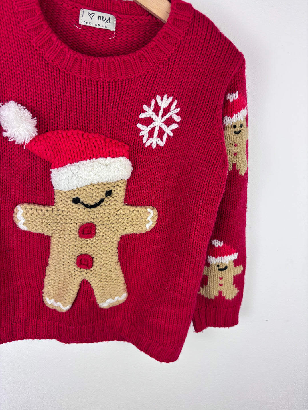 Next Gingerbread Christmas Jumper 4-5 Years-Jumpers-Second Snuggle Preloved