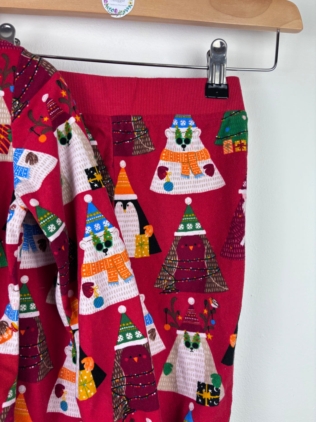 Next Christmas Print Pyjamas 11 Years-Night Wear-Second Snuggle Preloved