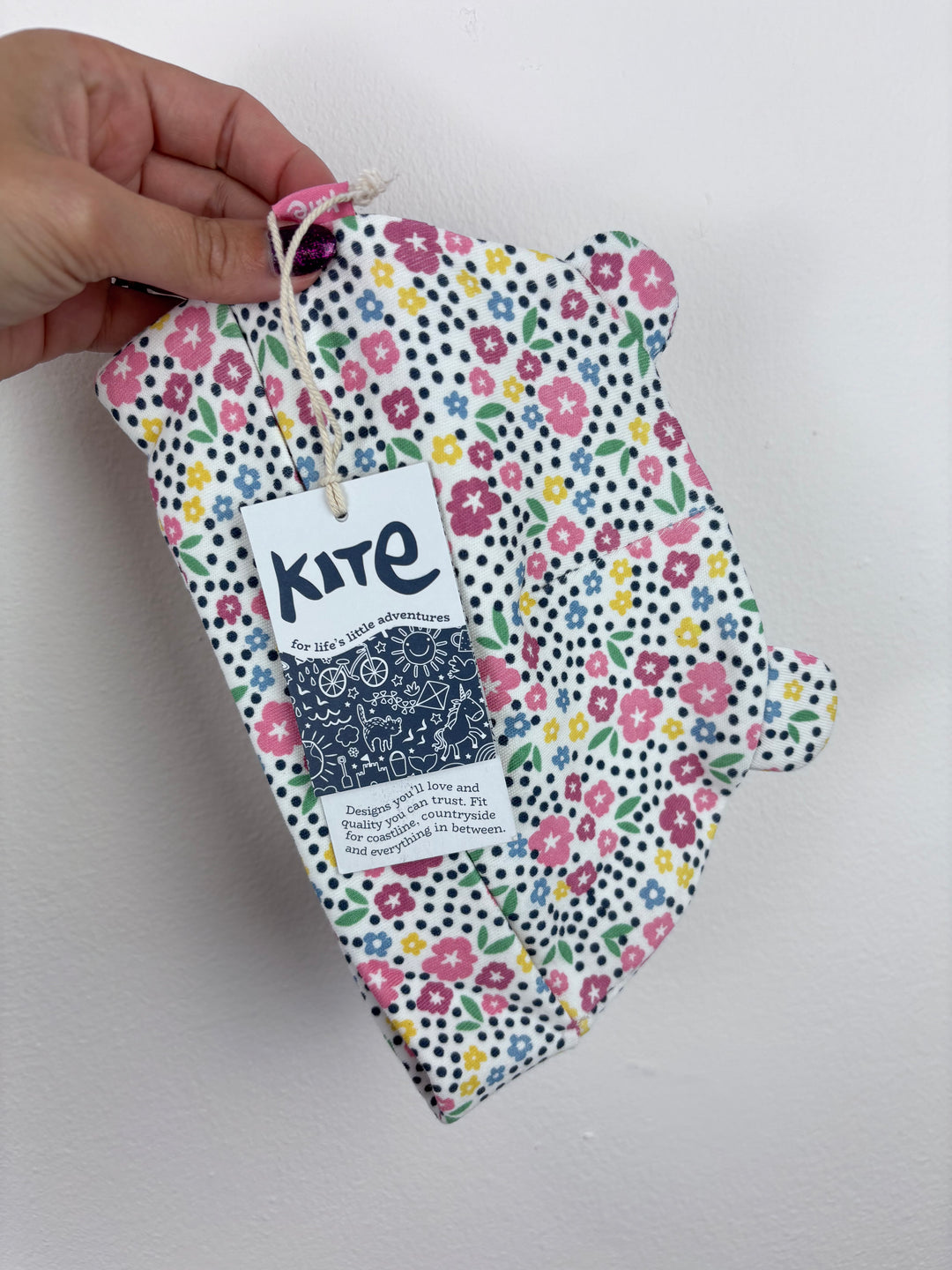 Kite Floral Hat 6-12 Months-Hats-Second Snuggle Preloved