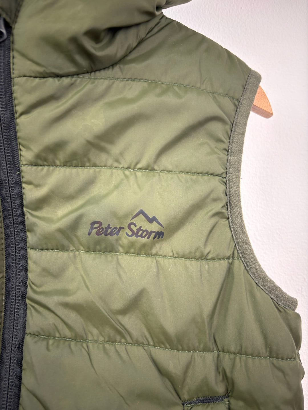 Peter Storm Green Padded Hooded Gilet 5-6 Years-Gilets-Second Snuggle Preloved