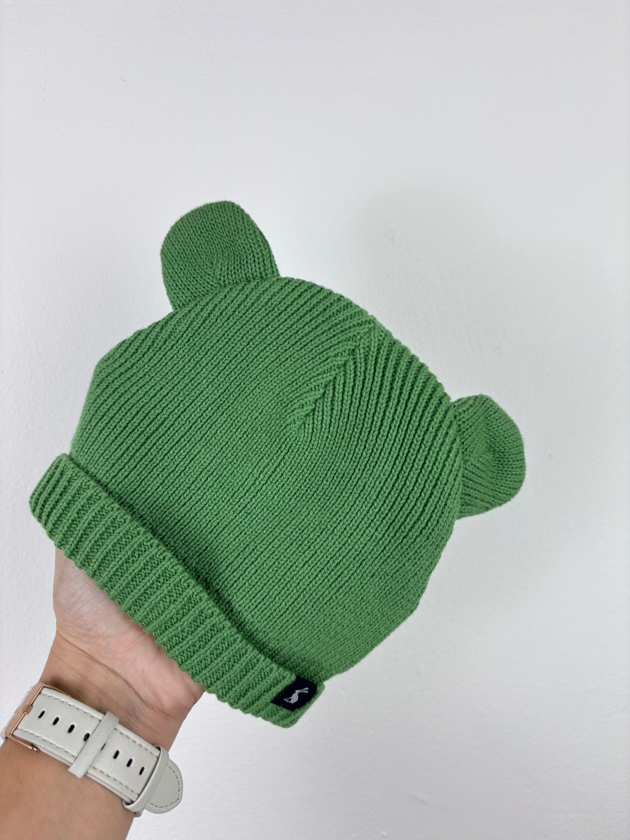 Joules Green Knit Hat 0-6 Months-Hats-Second Snuggle Preloved