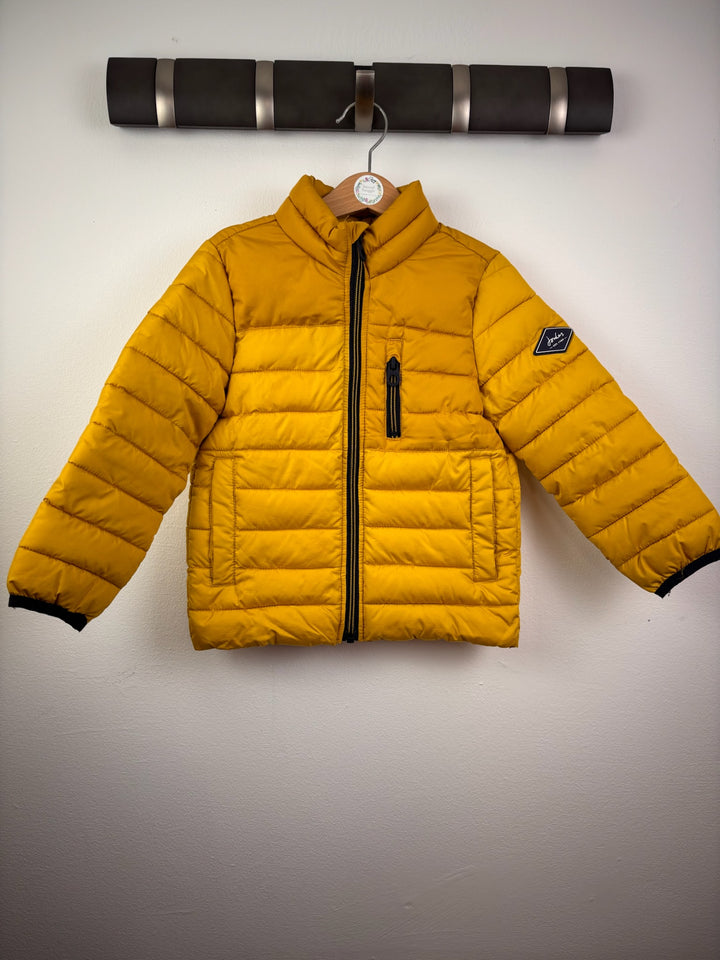 Joules Mustard Yellow Padded Jacket 4 Years-Coats-Second Snuggle Preloved