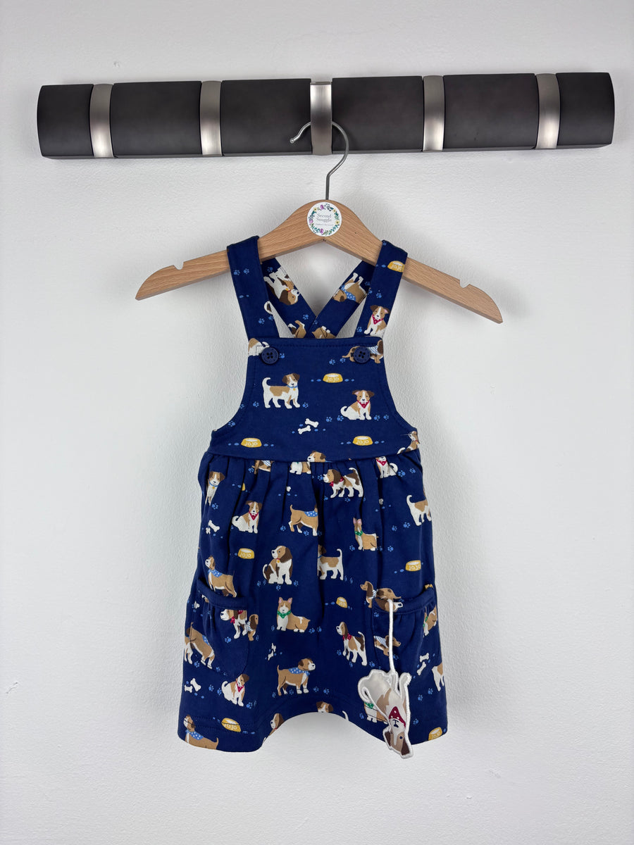 JoJo Maman Bebe Dog Print Dress Various Sizes-Dresses-Second Snuggle Preloved