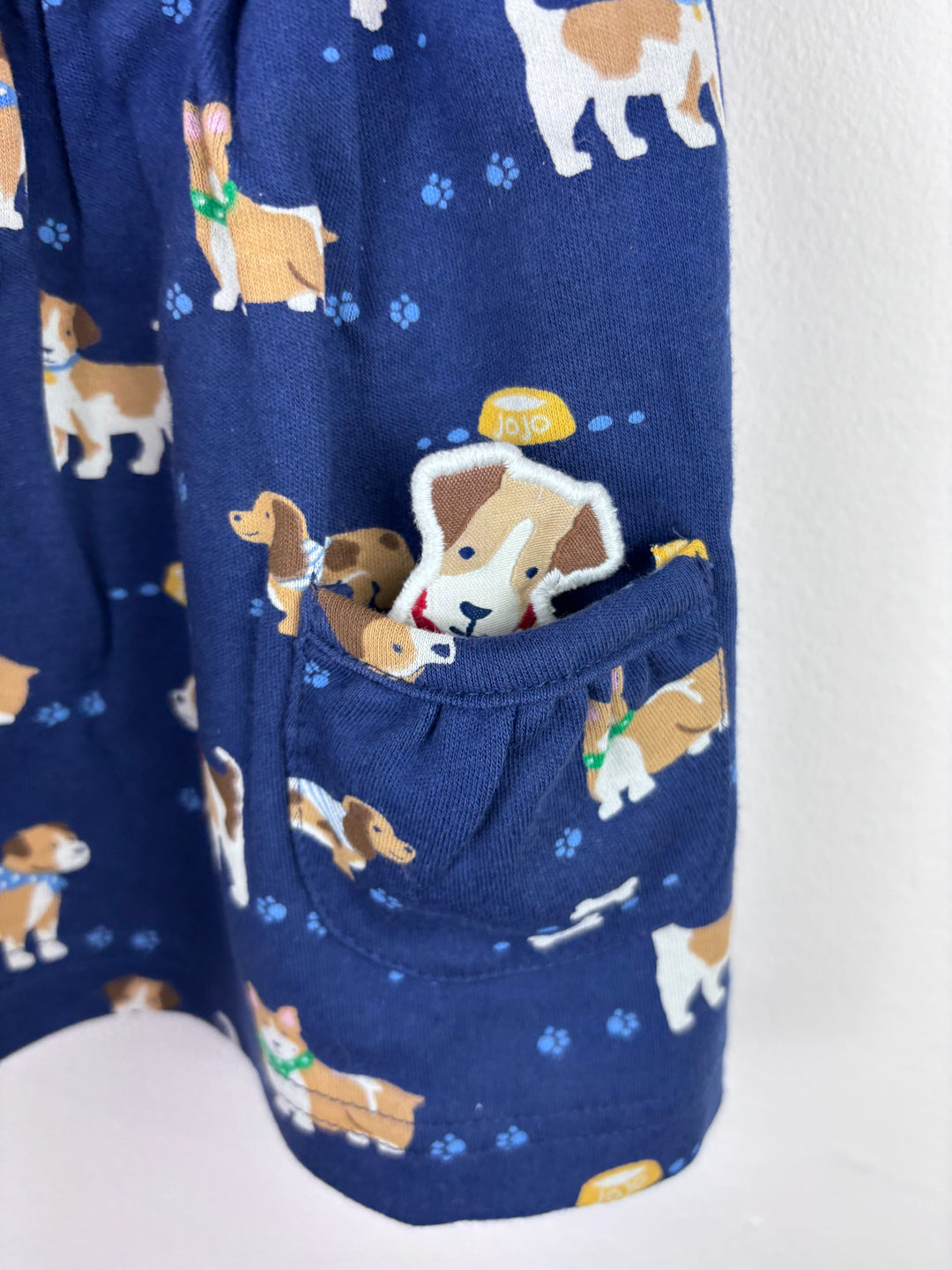 JoJo Maman Bebe Dog Print Dress Various Sizes-Dresses-Second Snuggle Preloved