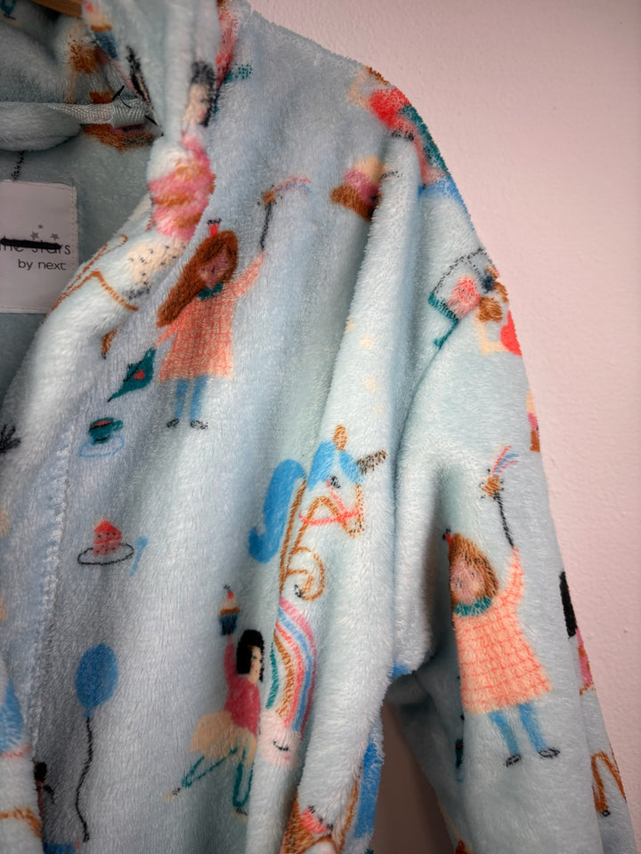 Next Blue Character Hooded Dressing Gown 3-4 Years-Dressing Gown-Second Snuggle Preloved