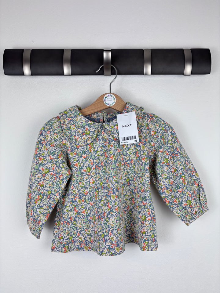 Next Floral Top 9-12 Months-Tops-Second Snuggle Preloved