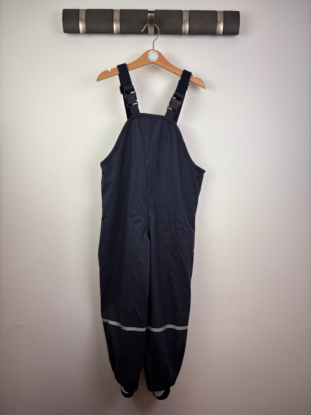 Lupilu Navy Waterproof Rain Dungarees 4-6 Years-Dungarees-Second Snuggle Preloved
