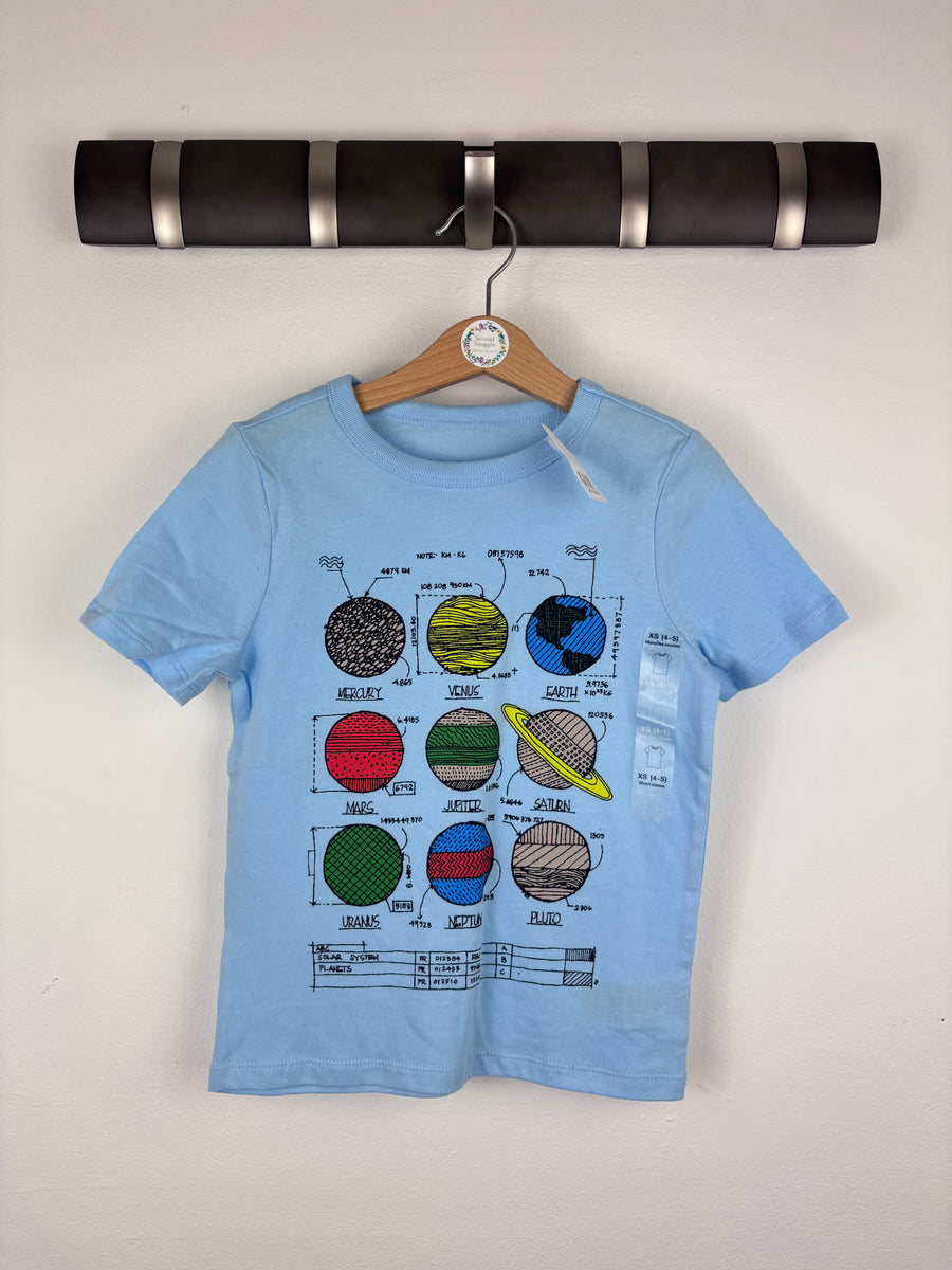 Gap Solar System T Shirt 4-5 Years-Tops-Second Snuggle Preloved