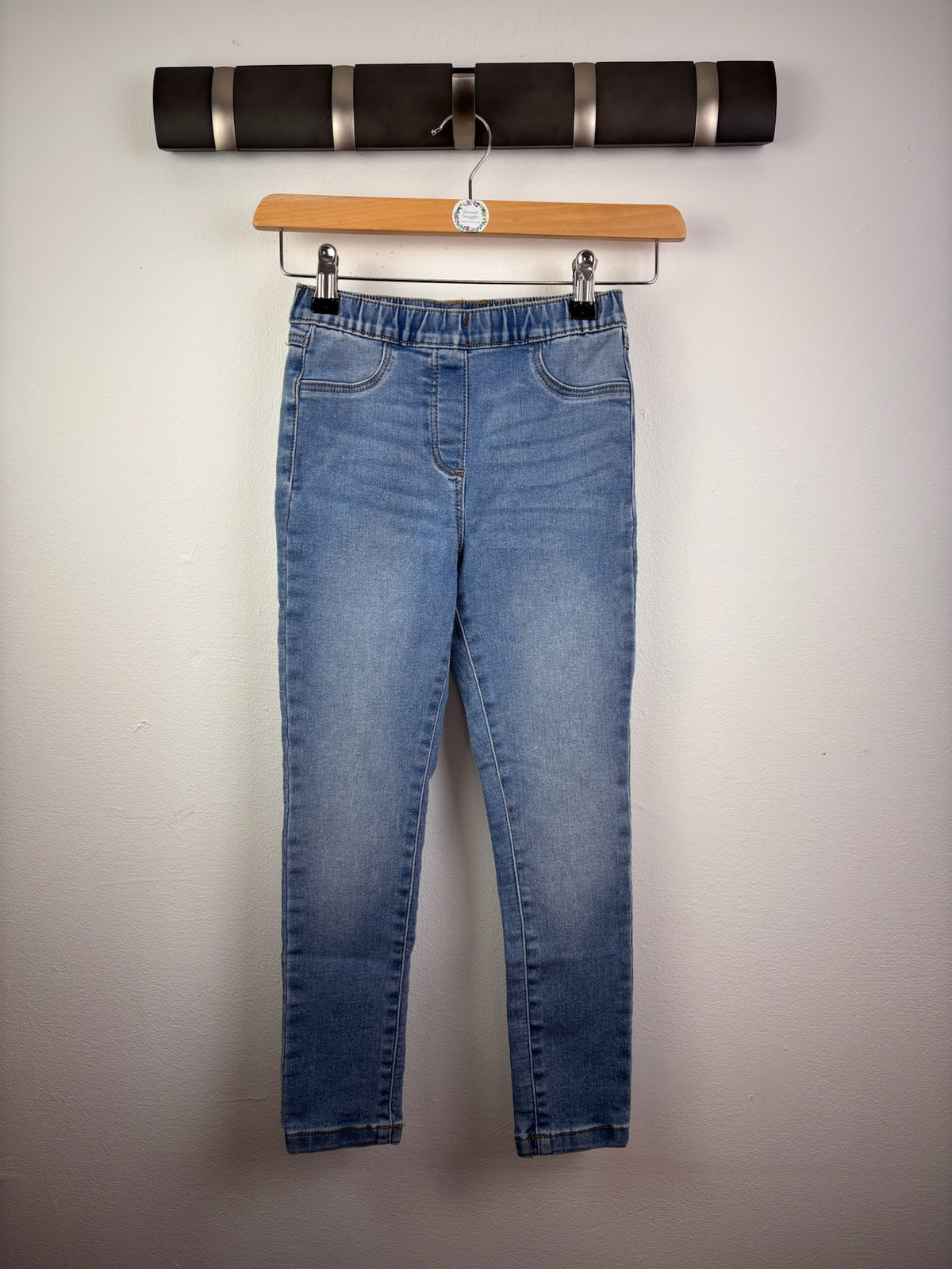 Next Blue Denim Look Jeggings 7 Years-Trousers-Second Snuggle Preloved