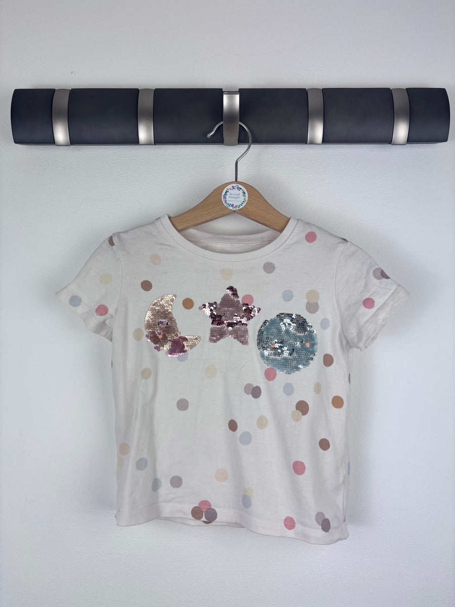 Next Sequin T Shirt 12-18 Months-Tops-Second Snuggle Preloved