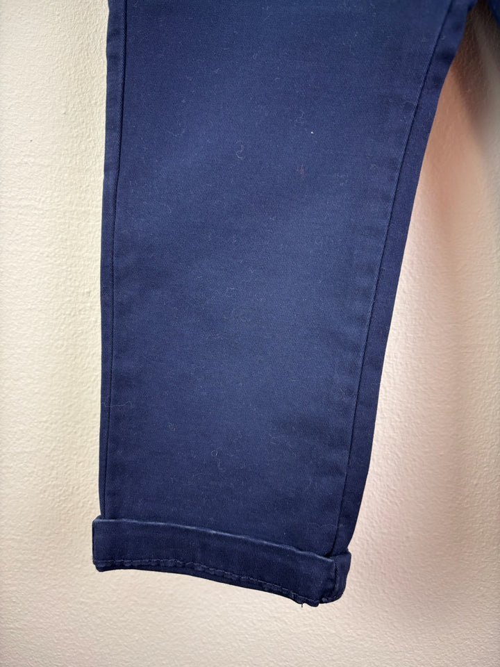 Mayoral Navy Chino Trousers 12-18 Months-Trousers-Second Snuggle Preloved