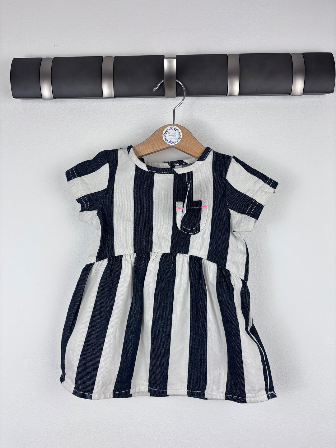 Next Stripe Dress 3-6 Months-Dresses-Second Snuggle Preloved