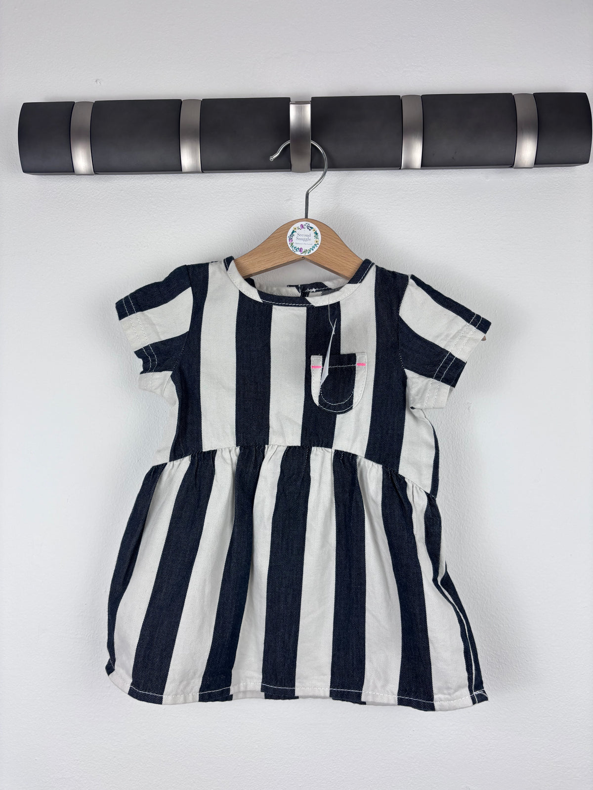 Next Stripe Dress 3-6 Months-Dresses-Second Snuggle Preloved
