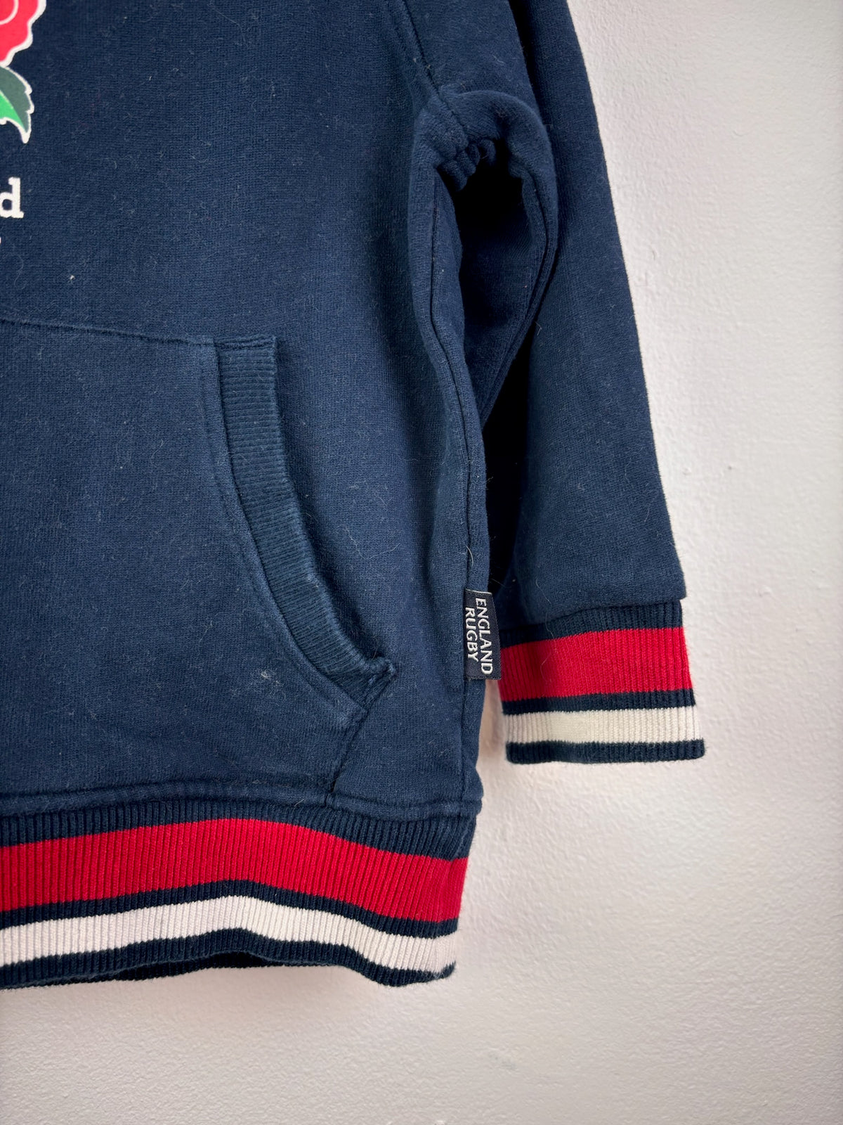Tu Navy England Rugby Hoodie 18-24 Months-Hoodies-Second Snuggle Preloved