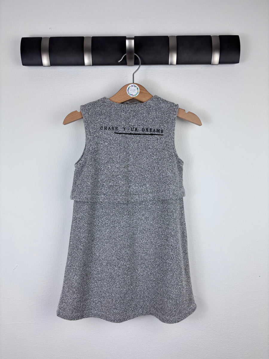 River Island Grey Sleeveless Dress 2-3 Years-Dresses-Second Snuggle Preloved