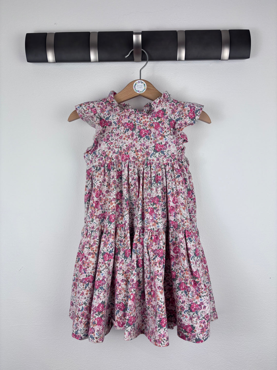 Next Pink Floral Dress 2-3 Years-Dresses-Second Snuggle Preloved