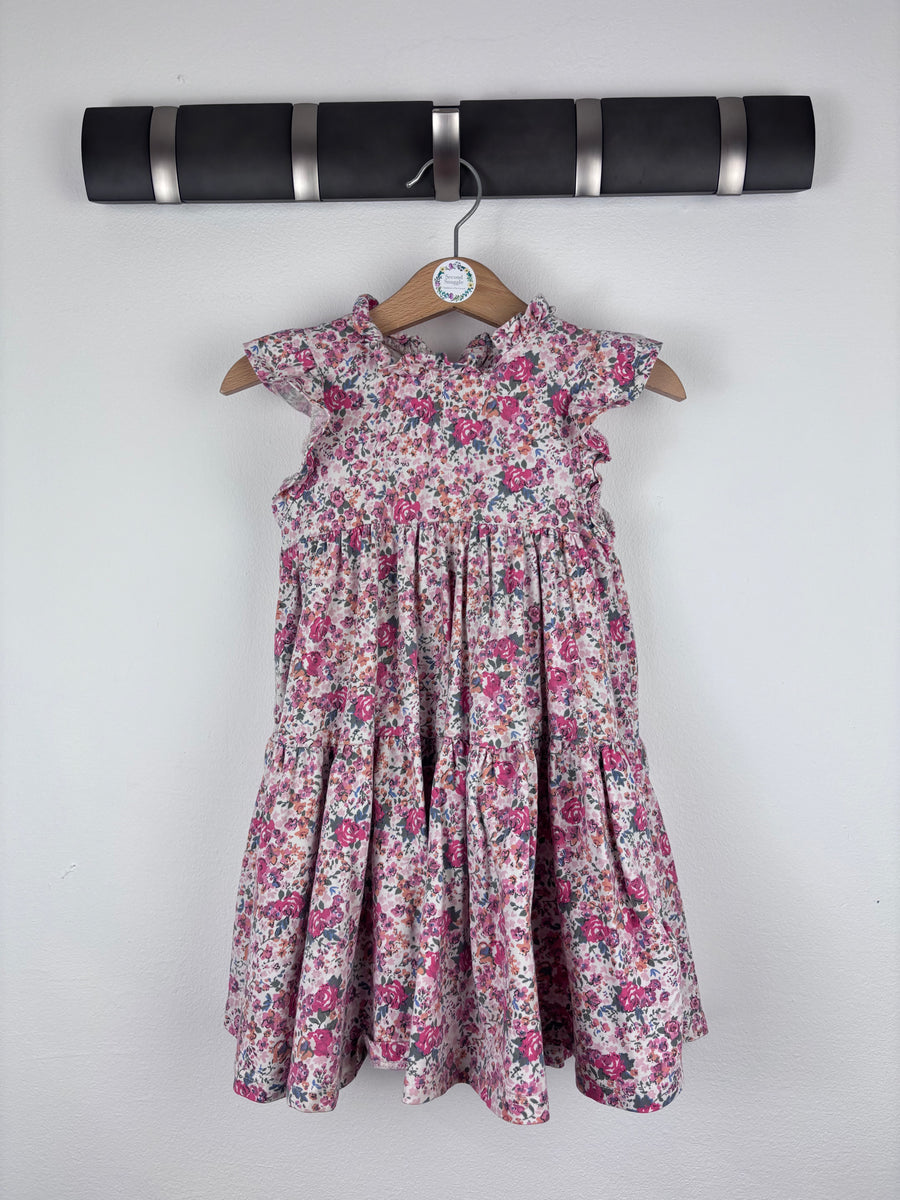 Next Pink Floral Dress 2-3 Years-Dresses-Second Snuggle Preloved