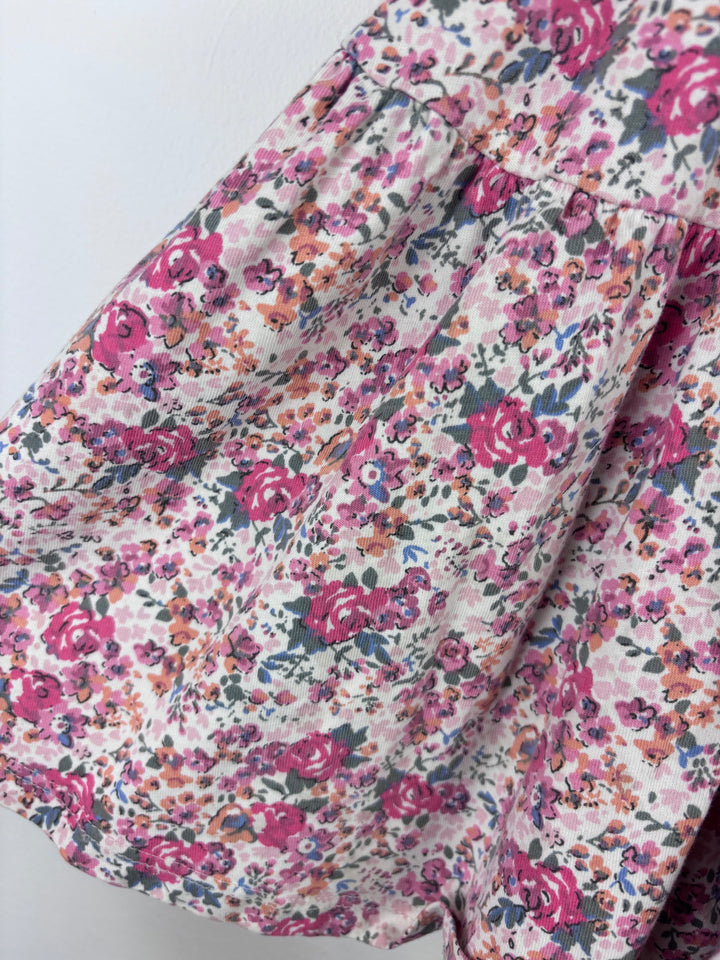 Next Pink Floral Dress 2-3 Years-Dresses-Second Snuggle Preloved