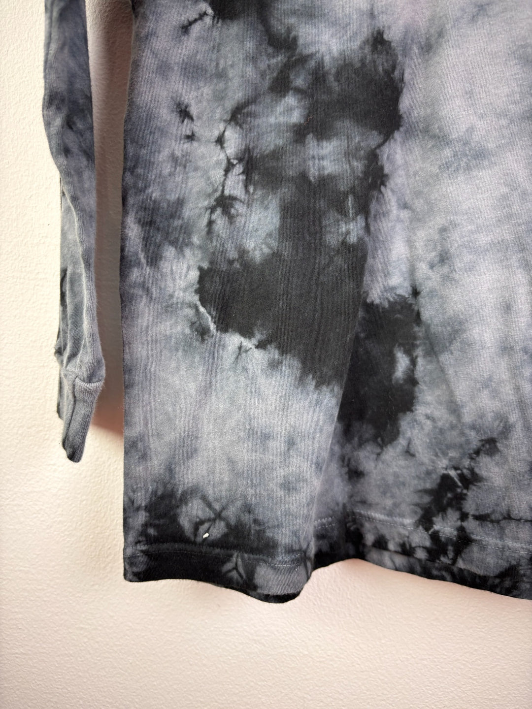 Tiny Whales Black Grey Tie Dye Stay Rad Top 4 Years-Tops-Second Snuggle Preloved