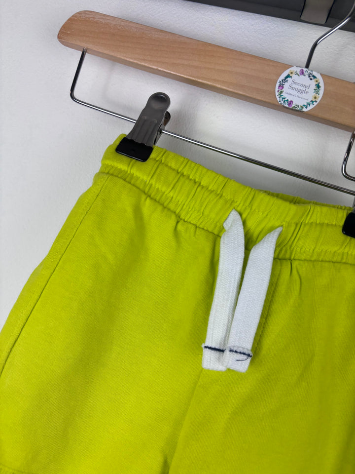 Mothercare Neon Green and Black Jersey Shorts 6-9 Months-Shorts-Second Snuggle Preloved