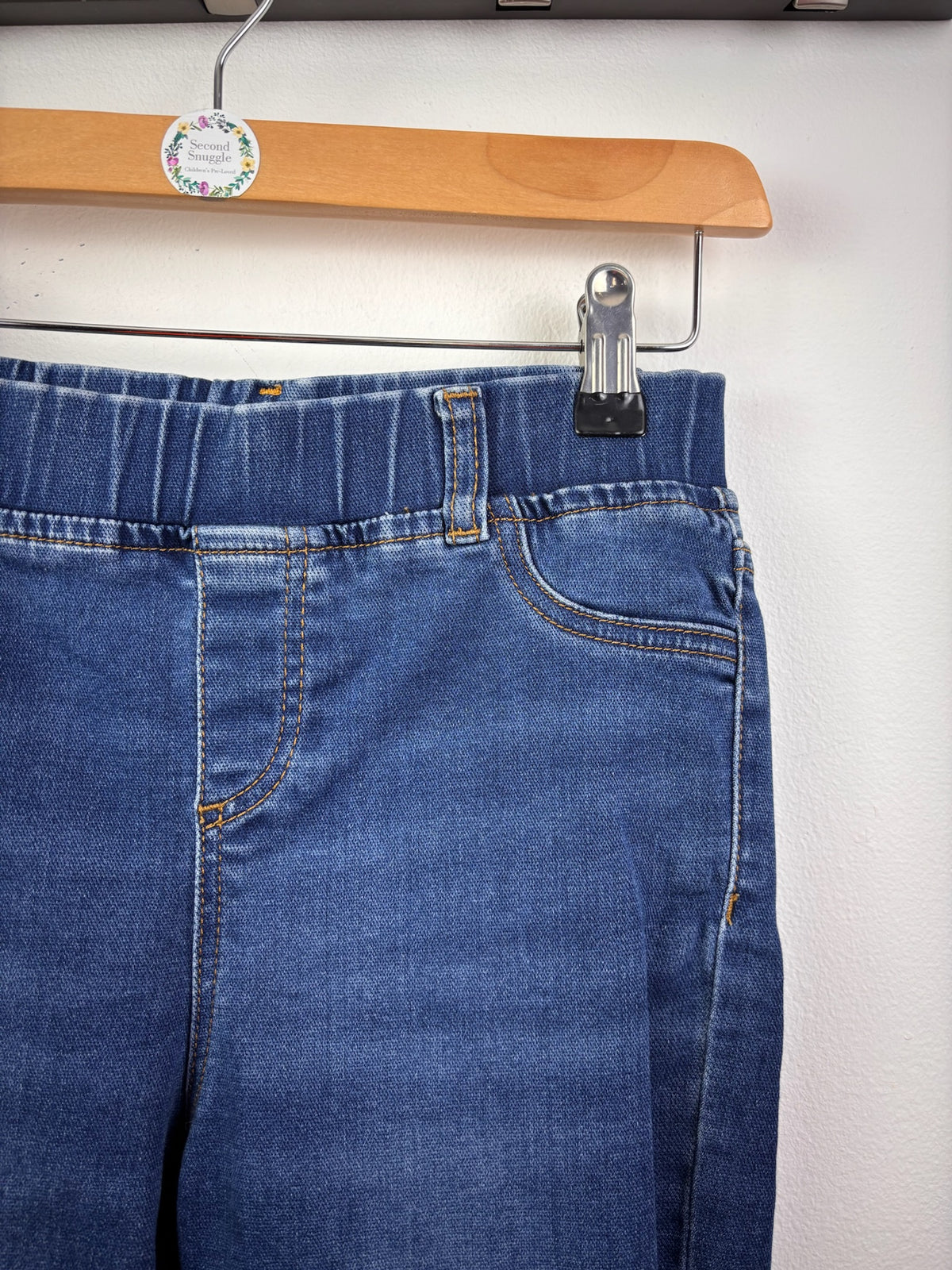 Boden Blue Pull On Skinny Jeans 11 Years-Trousers-Second Snuggle Preloved