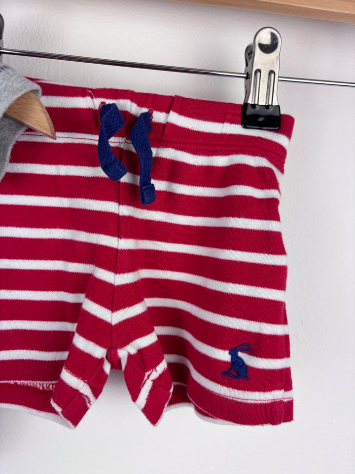 Joules Crab T-Shirt and Shorts Set 0-3 Months-Sets-Second Snuggle Preloved