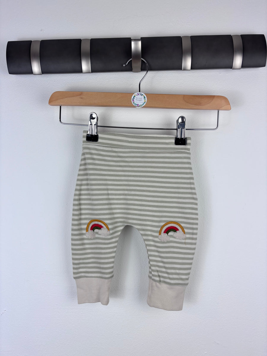 Little Green Radicals Rainbow Leggings 3-6 Months-Leggings-Second Snuggle Preloved