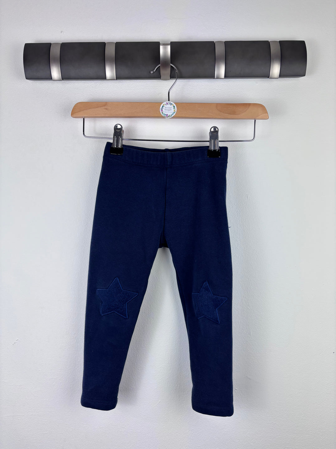 Next Navy Star Knee Leggings 2-3 Years
