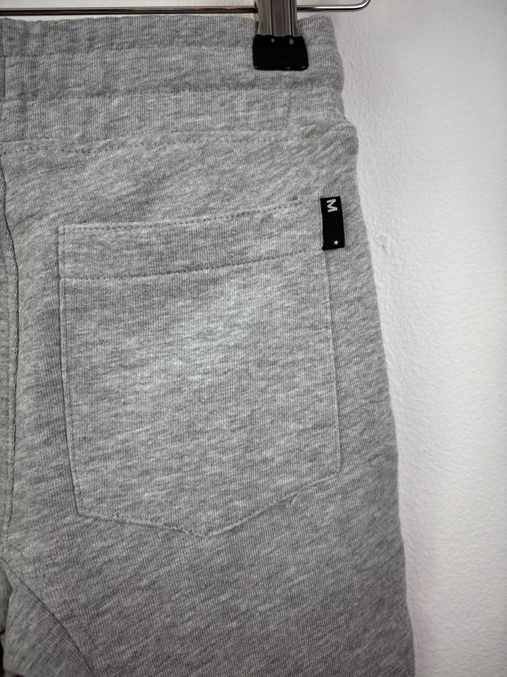 Molo Grey Jersey Shorts Drawstring 5 Years 110 cm-Shorts-Second Snuggle Preloved